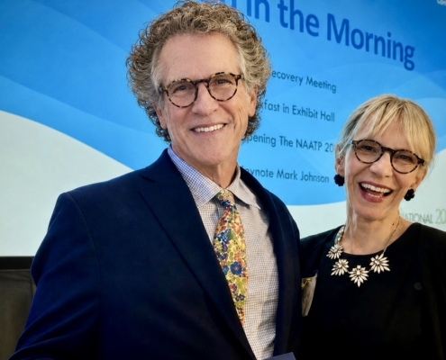 Debra and Jeff Jay receiving the 2026 NAATP award